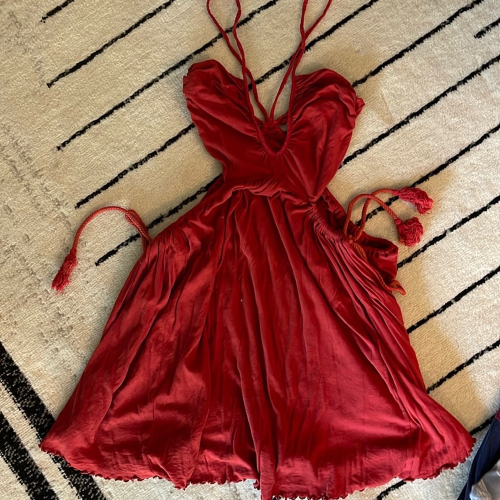Free People Red Dress